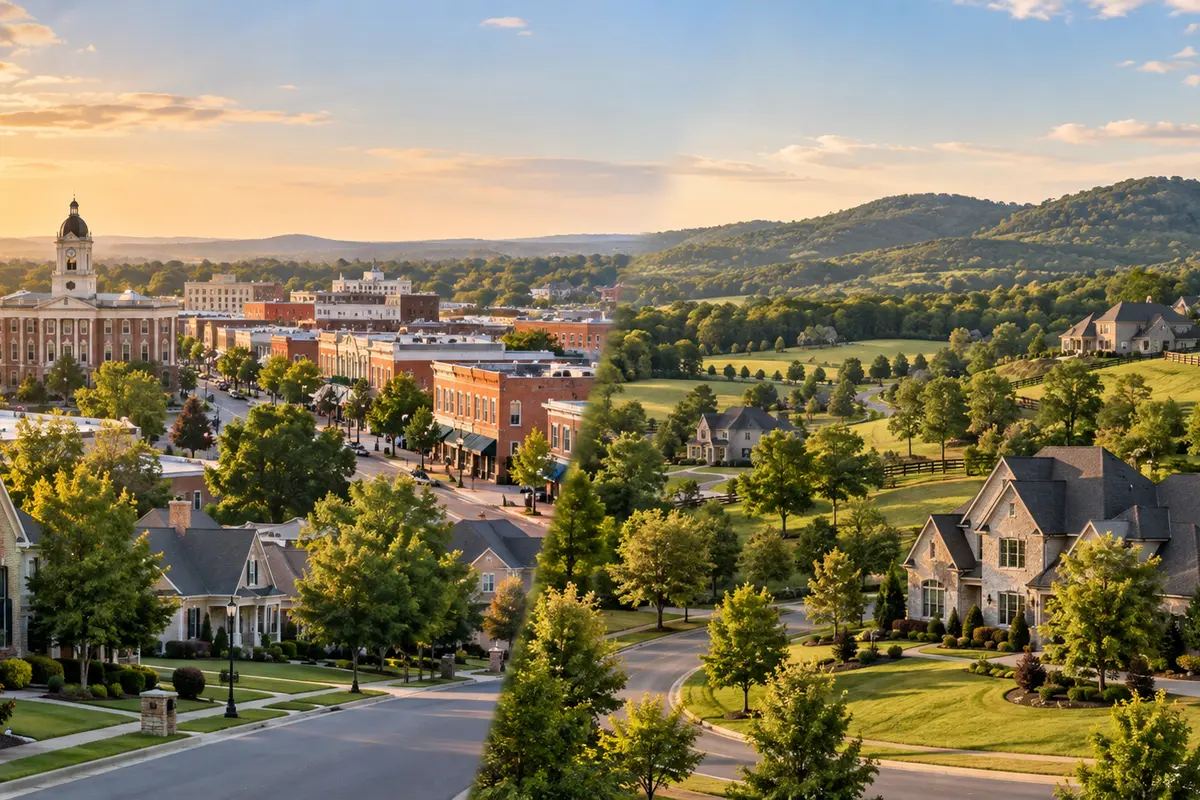 Murfreesboro and Spring Hill Tennessee community comparison