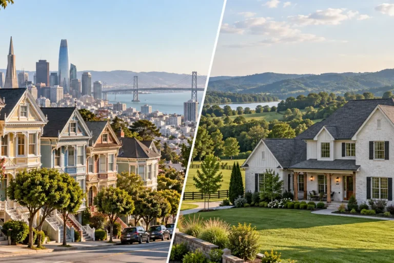 San Francisco and Nashville housing cost comparison