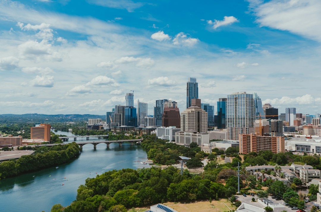 Austin buildings beside the river