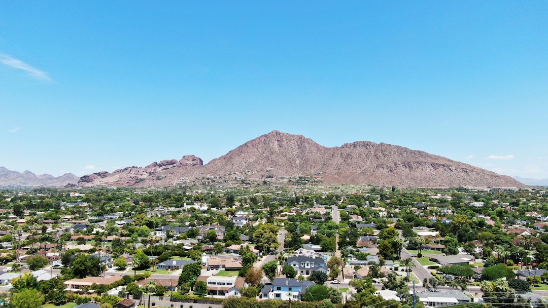 Camelback Mountain above Phoenix