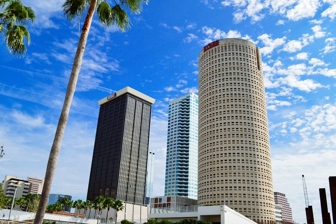 Downtown Tampa beside the waterfront