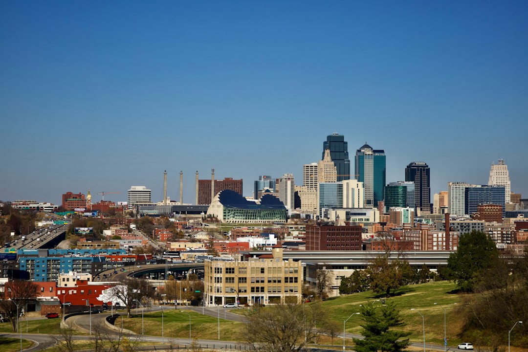 Downtown Kansas City streetscape with buildings