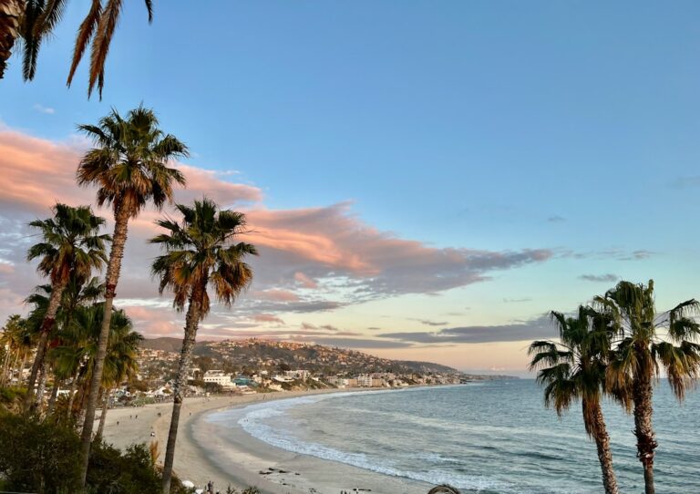 Orange County California coastal scene for a Realtor referral guide about clients moving to Nashville and Middle Tennessee