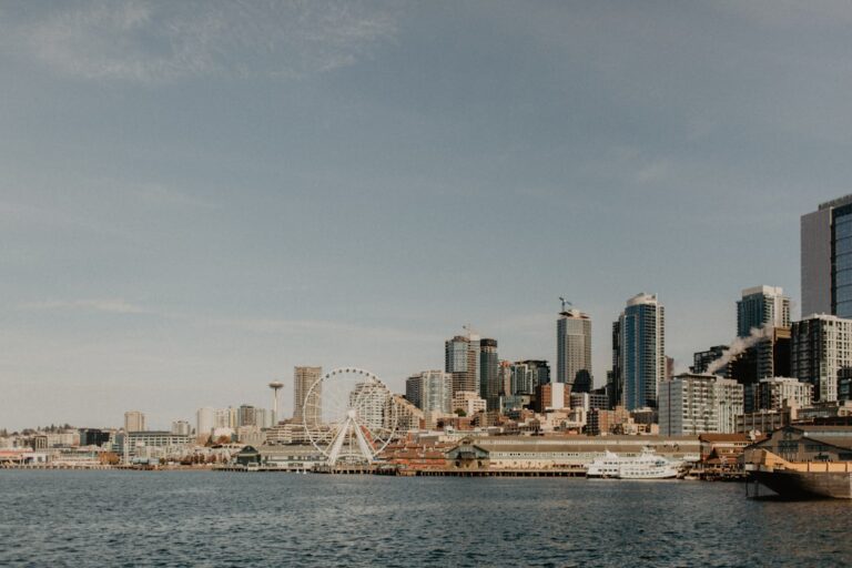 Seattle skyline and waterfront for a cost of living comparison between Seattle and Nashville
