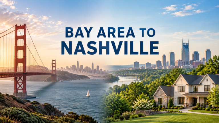 Bay Area Realtor referral guide for a client moving to Nashville