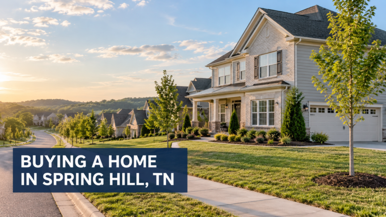 Newer home in a Middle Tennessee suburban neighborhood