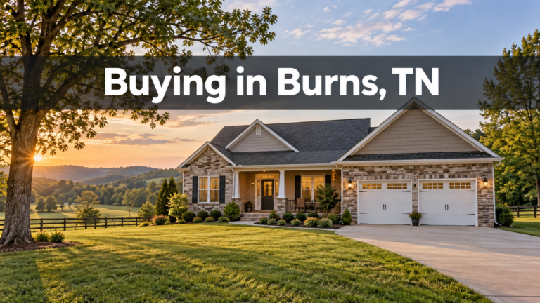 Home with yard and hills in Burns Tennessee
