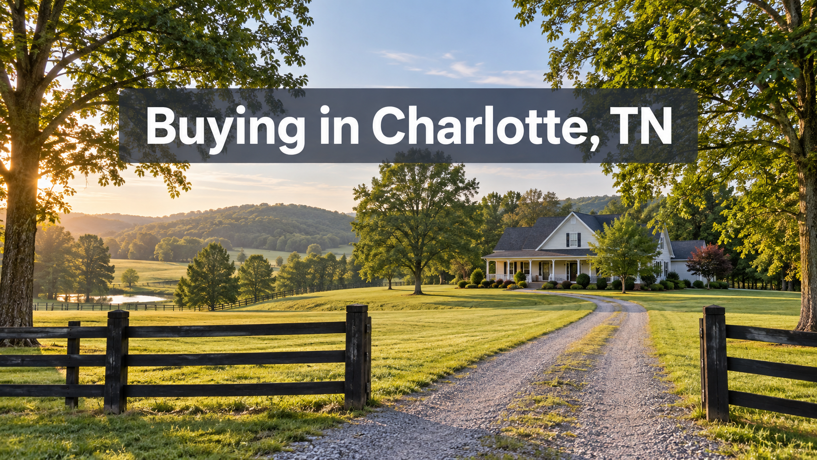 Rural home and acreage in Charlotte Tennessee