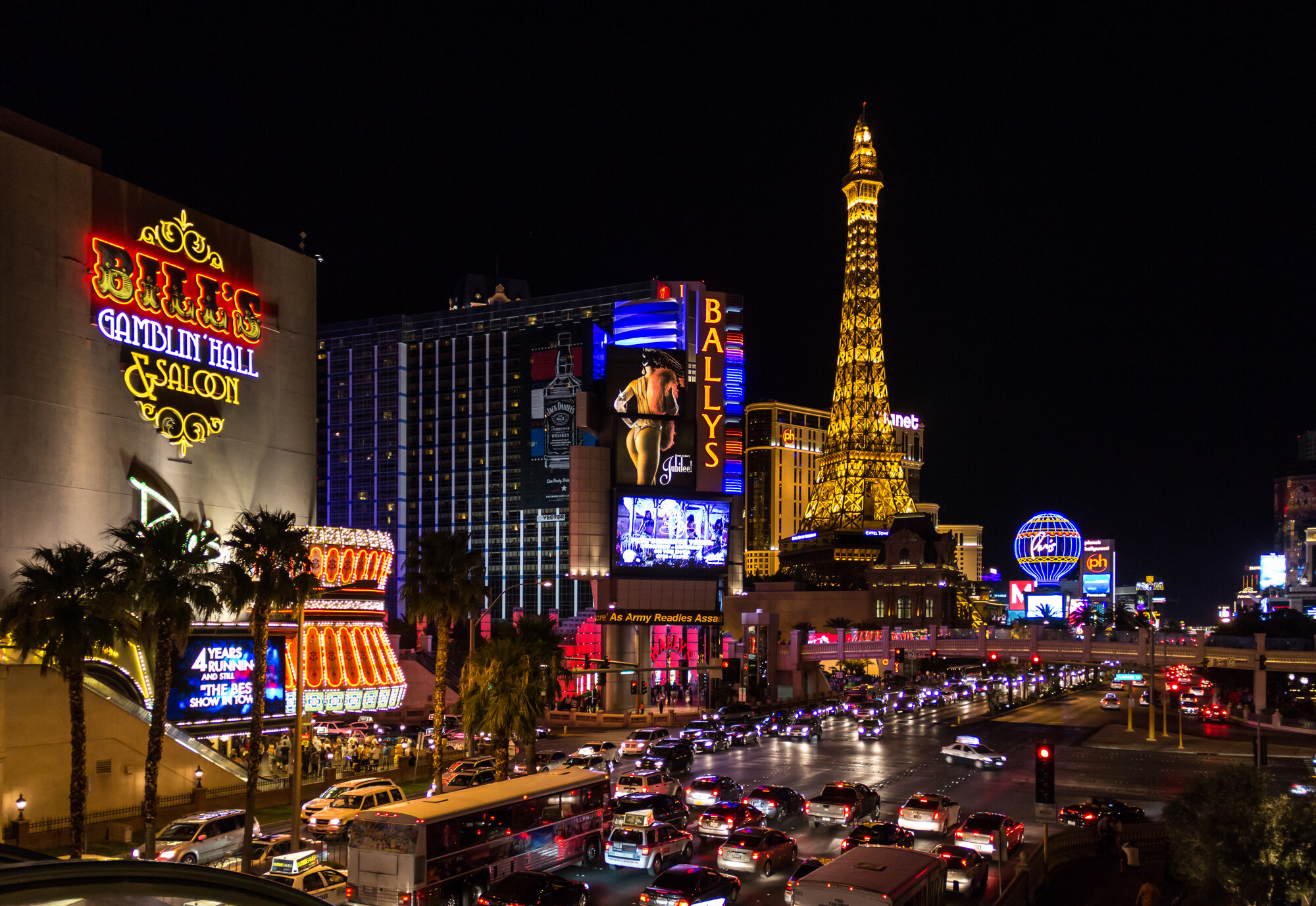 Las Vegas skyline and city view