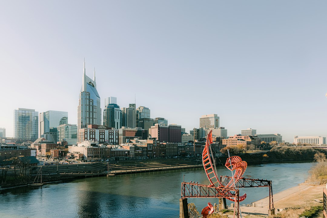 Nashville Skyline during Fall