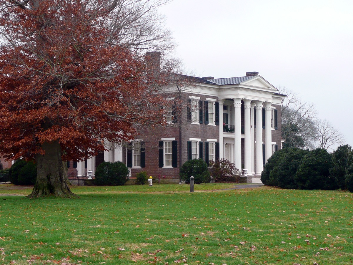 Historic Rippavilla house in Spring Hill, Tennessee