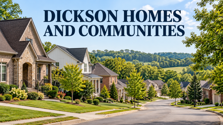 Illustration of Dickson area neighborhoods and community choices