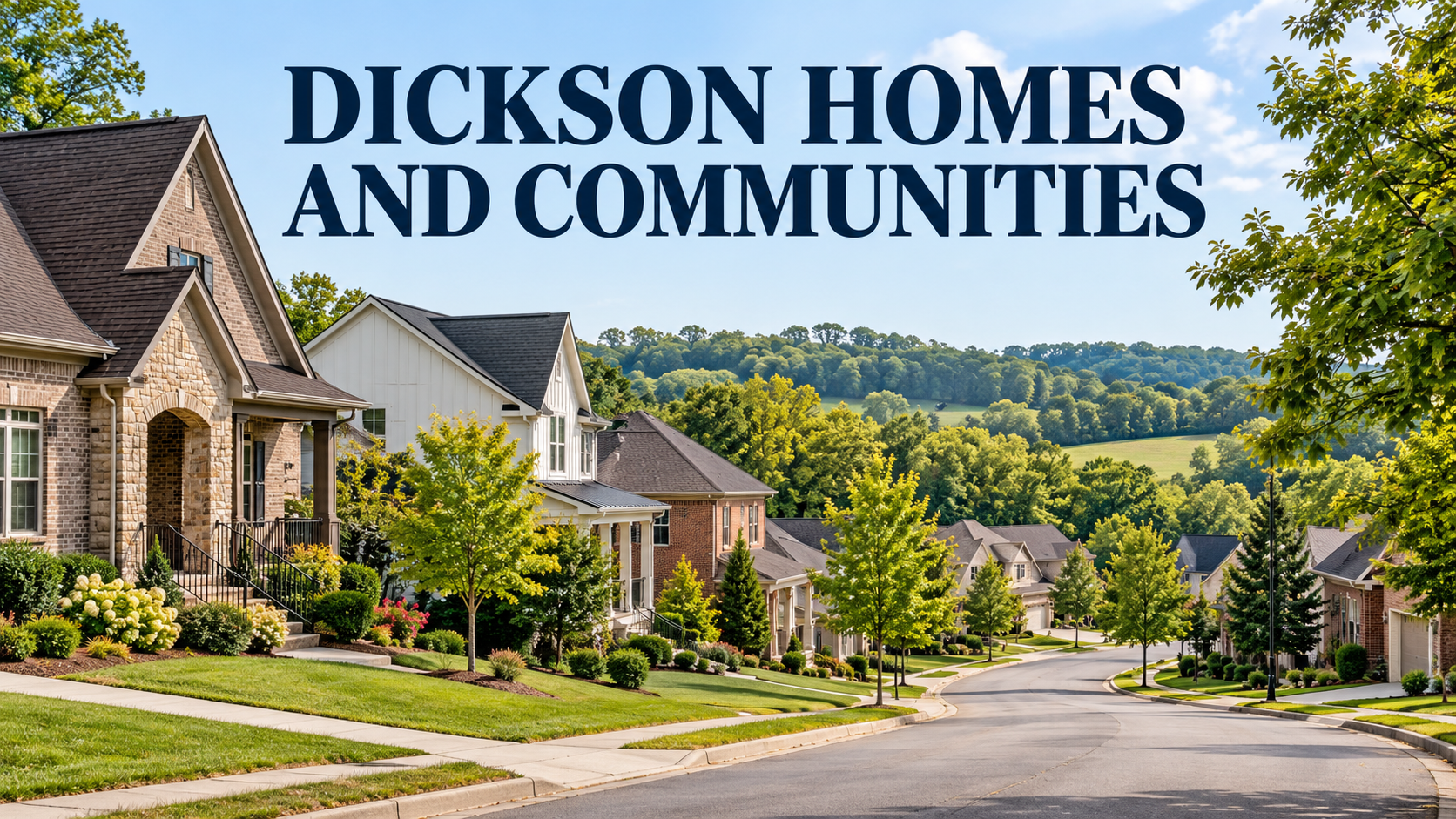 Illustration of Dickson area neighborhoods and community choices