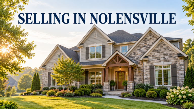 Illustration of a Nolensville home sale and pricing plan